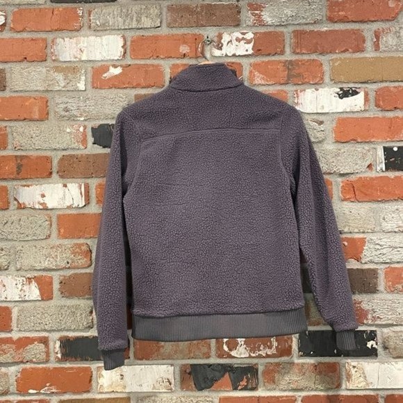 Carhartt Women's High Pile Fleece Jacket XS Gray Full Zip Long Sleeve Collared - Picture 3 of 4